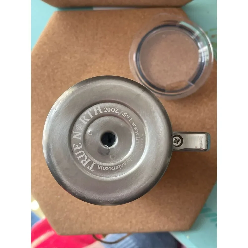 True North 20 oz Steel Beer Tumbler with Lid